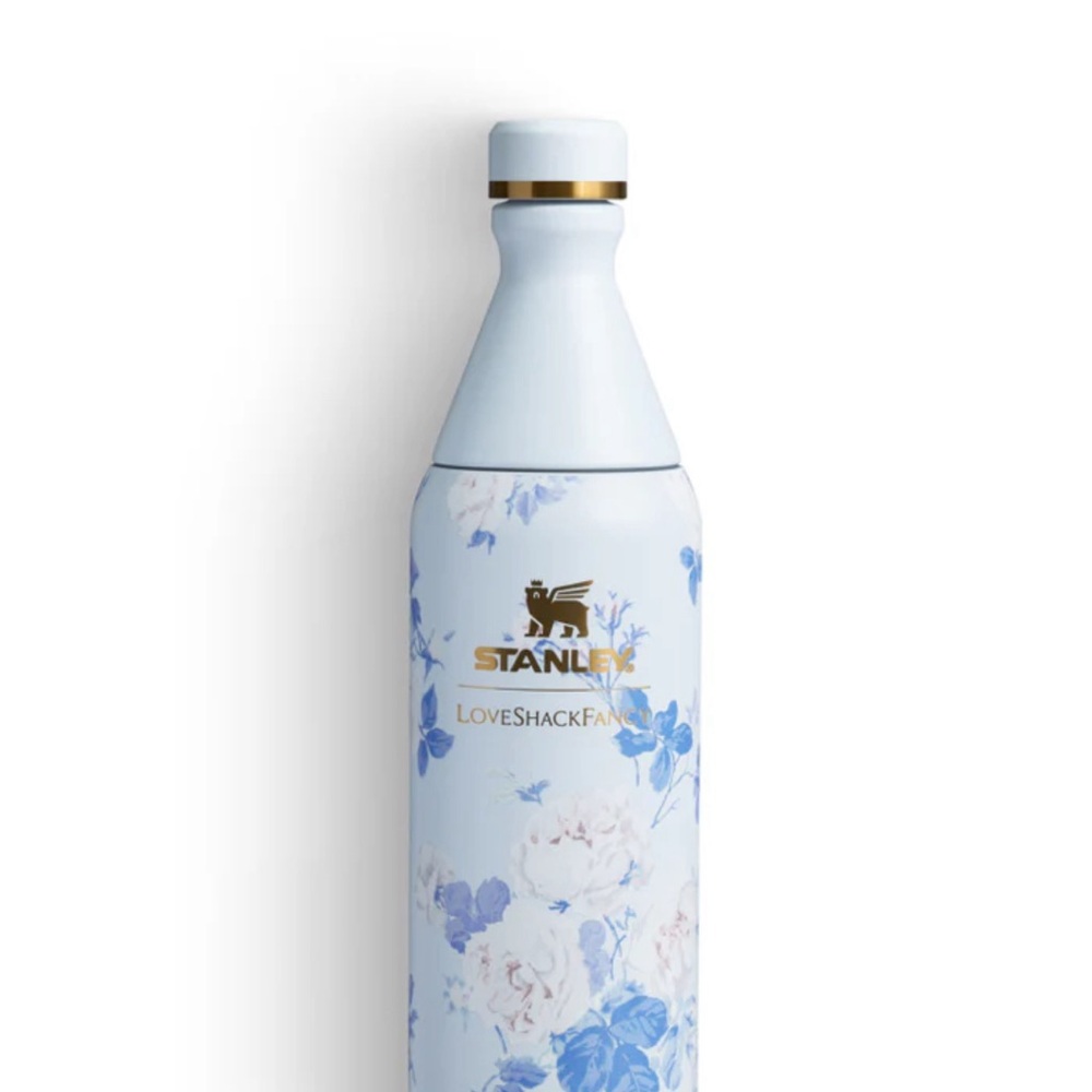 The Stanley X Loveshackfancy All Day Slim Bottle Everblooming Rosettes 20 oz